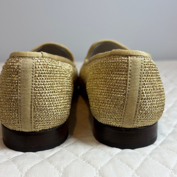 Stubbs & Wootton Private Stock Limited Edition Metallic Gold Loafer Size 7 - Picture 4 of 13
